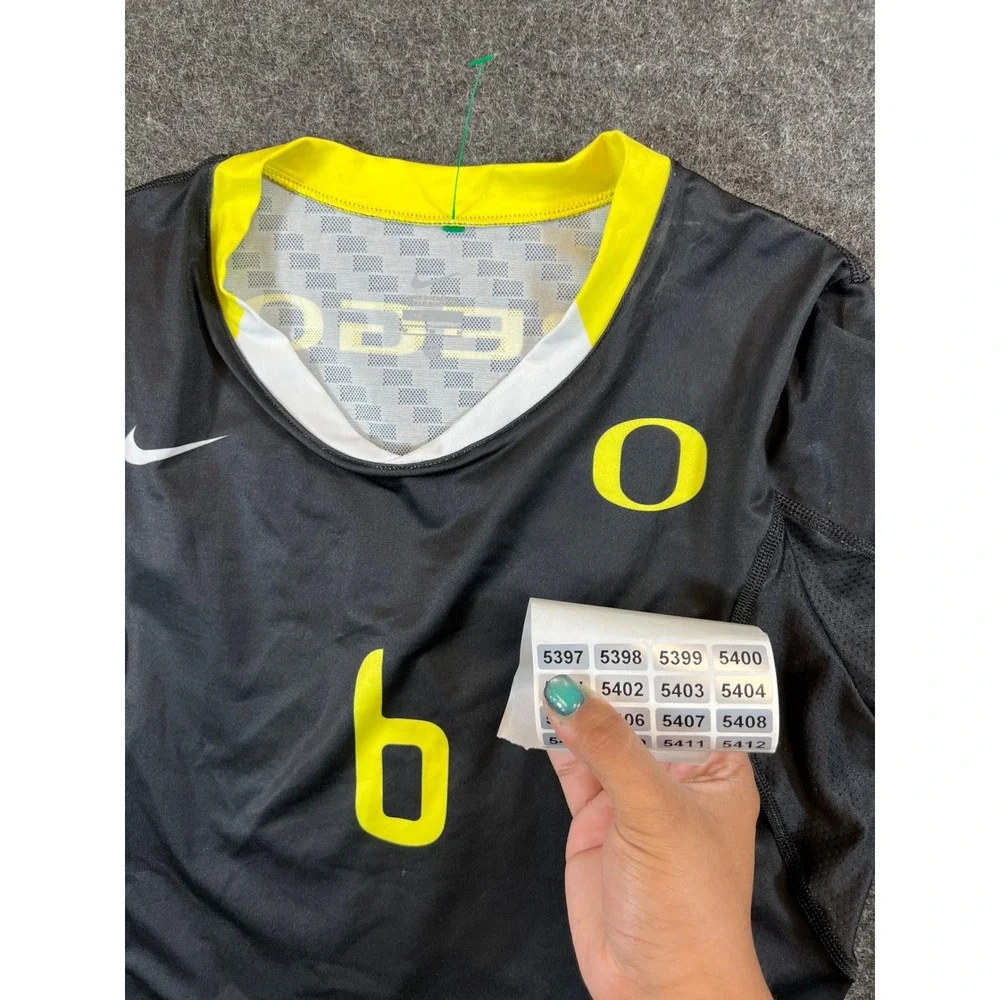 Nike Oregon Ducks Jersey Womens Medium NCAA 6 Dri Fit Volleyball NWT Sample